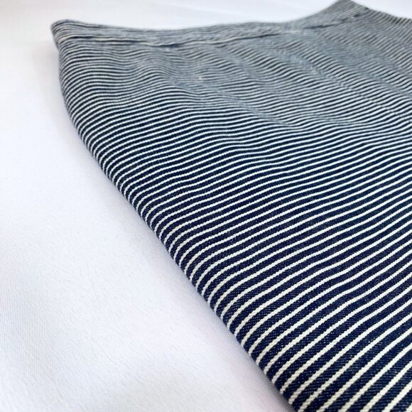 KATE SPADE SATURDAY WHITE NAVY STRIPED NAUTICAL FRONT SLIT MINI SKIRT - 8 - Picture 7 of 10